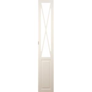 Puerta abatible para armario manila blanco 40x240x1,9 cm