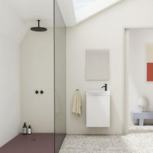 Mueble de baño con lavabo mika blanco 45x35 cm