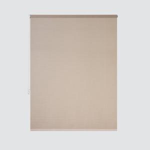 Estor enrollable translúcido panda lino beige de 94x250cm