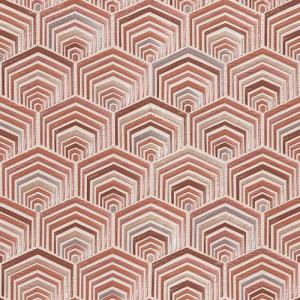 Papel pintado aspecto texturizado geométrico 120044 rosa
