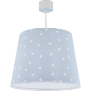Lámpara de techo star light 1 luz e27 d33 cm azul infantil