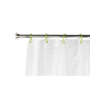 Barra cortina de baño recta cromo 135 cm