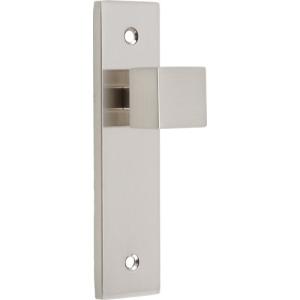 Tirador de mueble de zamak satinado 3x126x4.2 mm