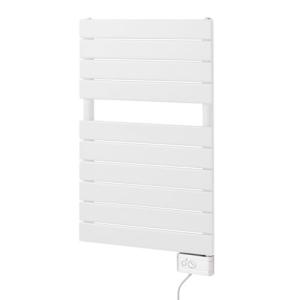 Radiador toallero eléctrico cicsa plain 90x50 400w blanco