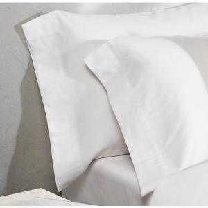 Funda de almohada blanca de algodón egipcio 400 hilos 110x4…
