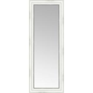 Espejo enmarcado rectangular puntas blanco 149 x 59 cm