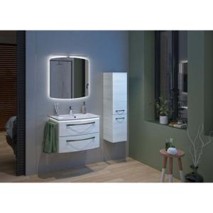 Mueble de baño con lavabo image roble blanqueado 70x48 cm