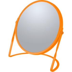 Espejo cosmético de aumento akira x 5 naranja / cobre