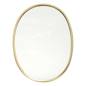 Espejo enmarcado contour deco dore ovalado dorado 34 x 25 cm
