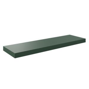 Estante spaceo rectangular en color verde de 80x3.8x23.5 cm