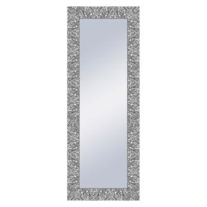 Espejo enmarcado rectangular ben plata 159 x 59 cm