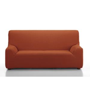 Funda sofá elástica erik naranja 3 plazas