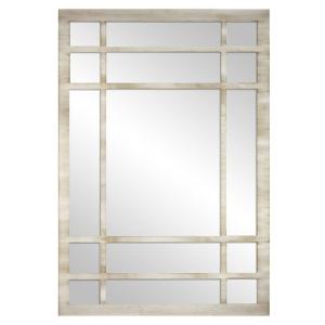 Espejo enmarcado rectangular romeo blanco 100 x 70 cm