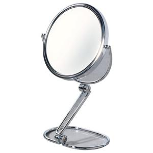 Espejo cosmético de aumento x 5 gris / plata