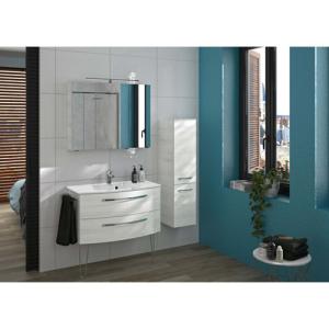 Mueble de baño con lavabo image roble blanqueado 90x48 cm