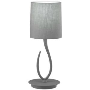 Lámpara de mesa sin fuente de luz gris