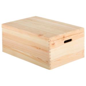 Caja madera creative con tapa de 23x40x60 cm 55l