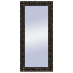 Espejo enmarcado rectangular nicole lacado negro 148 x 68 cm