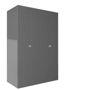 Armario ropero puerta abatible spaceo home macao gris 160x2…