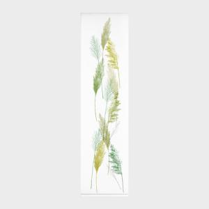 Panel japonés ramas secas verde 50 x 260 cm