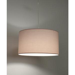 Lámpara de techo inspire nicole 1 luz e27 rosa palo 40 cm