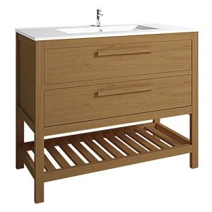 Mueble de baño con lavabo amazonia natural 100x45 cm