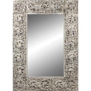 Espejo enmarcado rectangular becquer blanco 137 x 98 cm