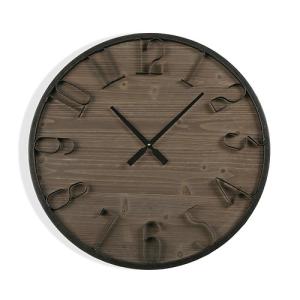 Reloj de pared madera 60 cm