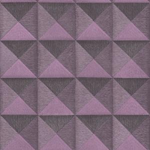 Papel pintado aspecto texturizado 3d geometrico violeta
