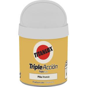 Tester de pintura triple acción titanlux mate 75ml piña