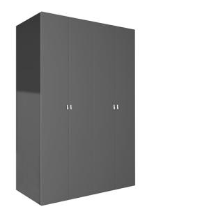 Armario ropero puerta abatible spaceo home macao gris 160x2…