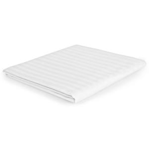 Funda de almohada algodón raso lisa blanco 40 x 70 cm