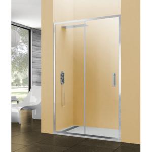 Mampara titan transparente perfil cromado 140x195 cm