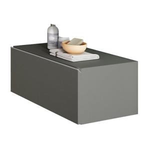 Mueble de baño minimal gris grafito 80 x 45 cm