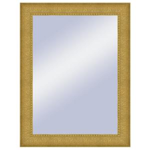 Espejo enmarcado rectangular jules oro dorado 64 x 84 cm