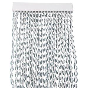 Cortina de puerta pvc enna blanca-transparente 90 x 210 cm