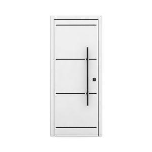 Puerta plus comfort de aluminio blanca de apertura izquierd…