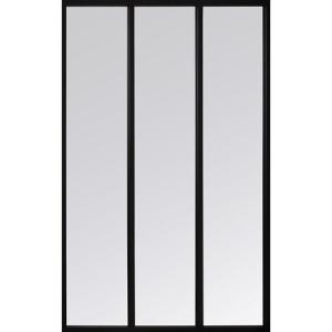 Espejo rectangular atelier negro inspire 115 x 85 cm