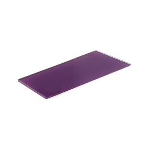 Estante de cristal violeta dim: 300x120x6mm, carga máx: 10k…