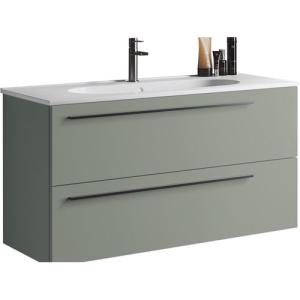 Mueble de baño con lavabo mia verde 100x45 cm