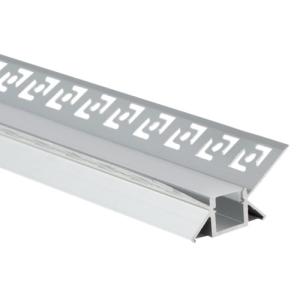 Perfil para tira led de aluminio de 3000 mm de longitud