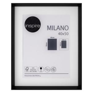 Marco milano black negro 40 x 50 cm inspire
