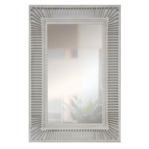 Espejo enmarcado rectangular ed 297 blanco 120 x 80 cm