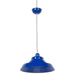 Lámpara de techo birmingham 1l e27 metal azul
