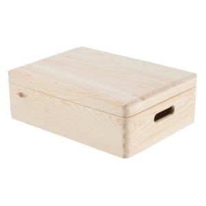 Caja de madera de 14x40x30 cm y capacidad de 16l