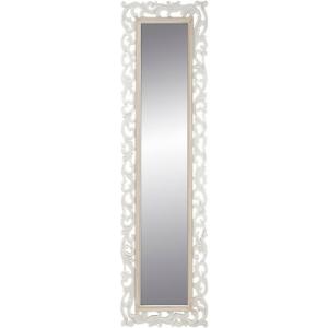 Espejo grande enmarcado rectangular ribera blanco 150 x 40…
