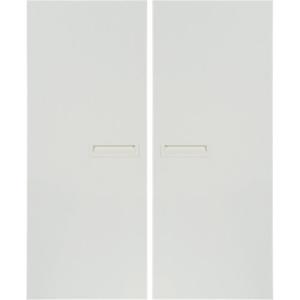 Pack 2 puertas abatibles armario tokyo blanco 30x100x1,6cm