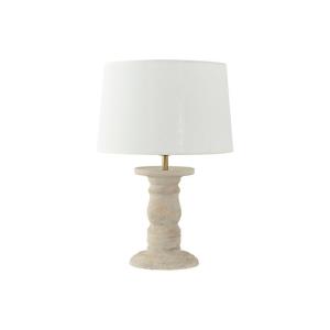 Lámpara de mesa sin fuente de luz romna e27 cerámica beige…