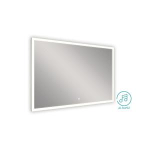 Espejo de baño con luz led lyra , bluetooth 120x80 cm