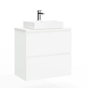 Mueble de baño con lavabo limit blanco 70x38.6 cm
